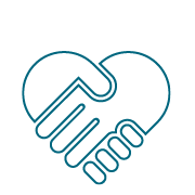 hands heart icon