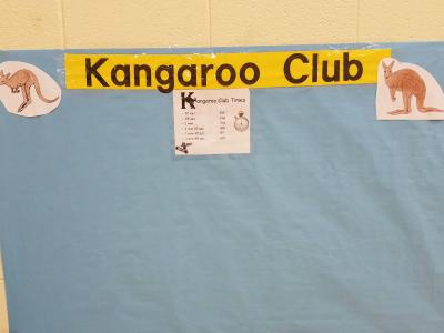 a photo of blank Kangaroo Club board